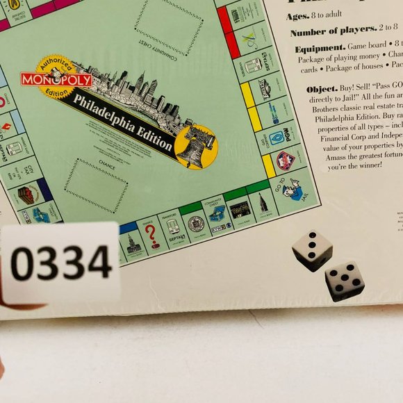 Vintage Monopoly Philadelphia Edition 1996 Board Game Eagles Phillies New Sealed - Picture 6 of 6
